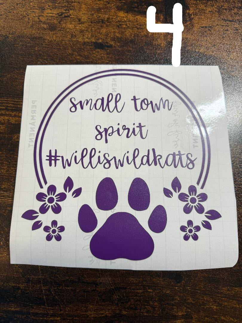 Willis Wildkat decals