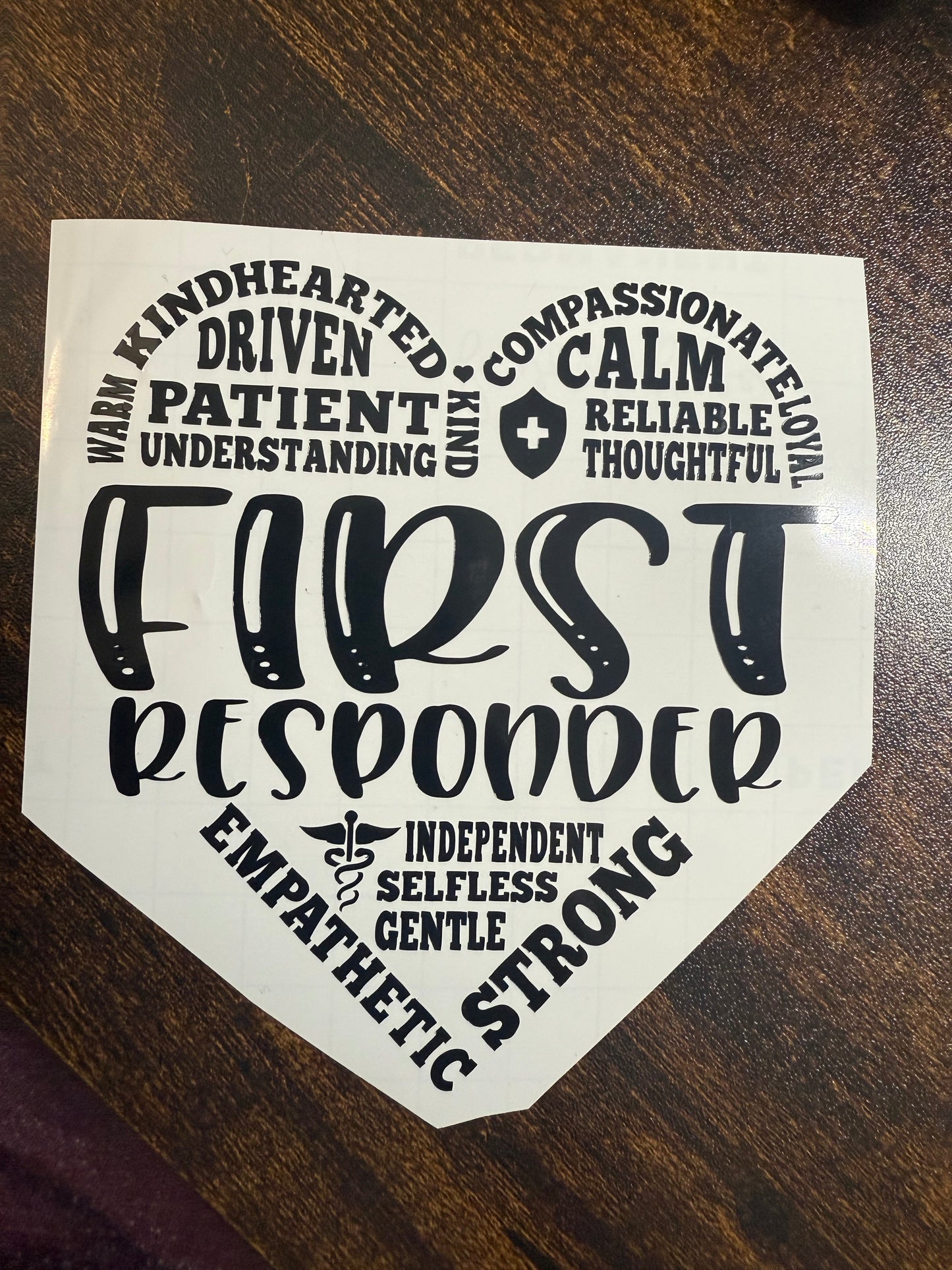First responder stickers/decals