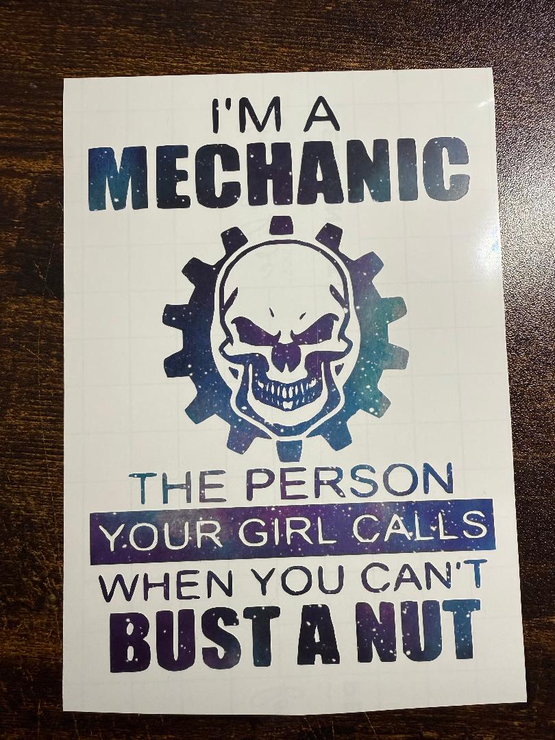mechanic decals