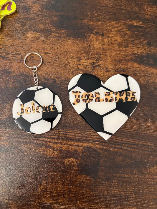 soccer bag tag